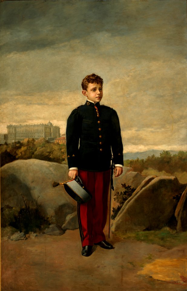 Alfonso XIII, cadete, de Manuel García Hispaleto