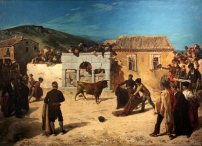 Alfred Dehodencq - Course de taureaux