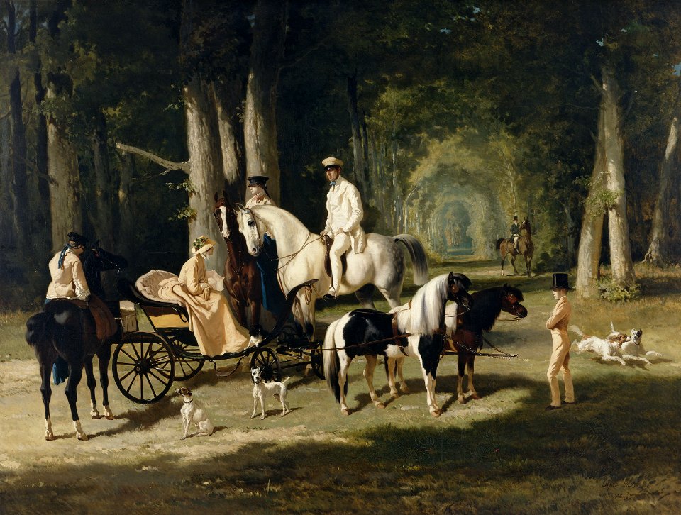 Alfred de Dreux - Monsieur et Madame Mosselman et leurs deux filles - PDUT1178 - Musée des Beaux-Arts de la ville de Paris
