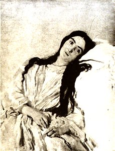 Alfred Dehodencq--portrait of wife