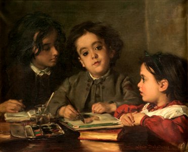 Alfred Dehodencq - Portraits intimes - PPP536 - Musée des Beaux-Arts de la ville de Paris