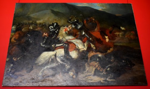 Alfred de Dreux - Bataille de Baugé