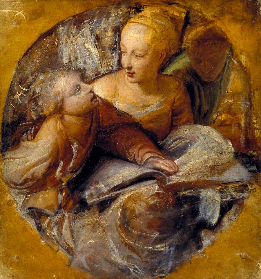 Alfred George Stevens (1817-1875) - King Alfred and his Mother - N01923 - National Gallery
