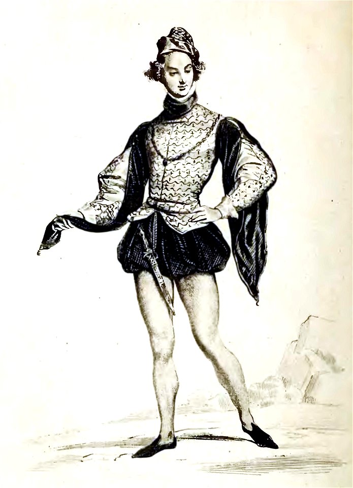 Alfred de Musset en page par Achille Deveria