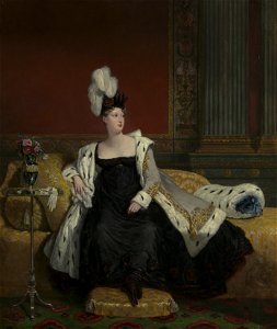 Alfred Edward Chalon (1780-1860) - Princess Charlotte of Wales (1796-1817), Princess of Saxe-Coburg-Saalfeld - RCIN 405449 - Royal Collection