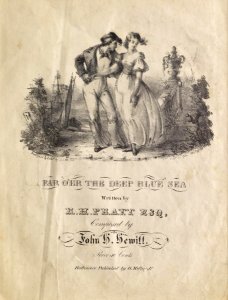 Alfred Jacob Miller - Far O'er the Deep Blue Sea - Walters 9350 - Full Page View B