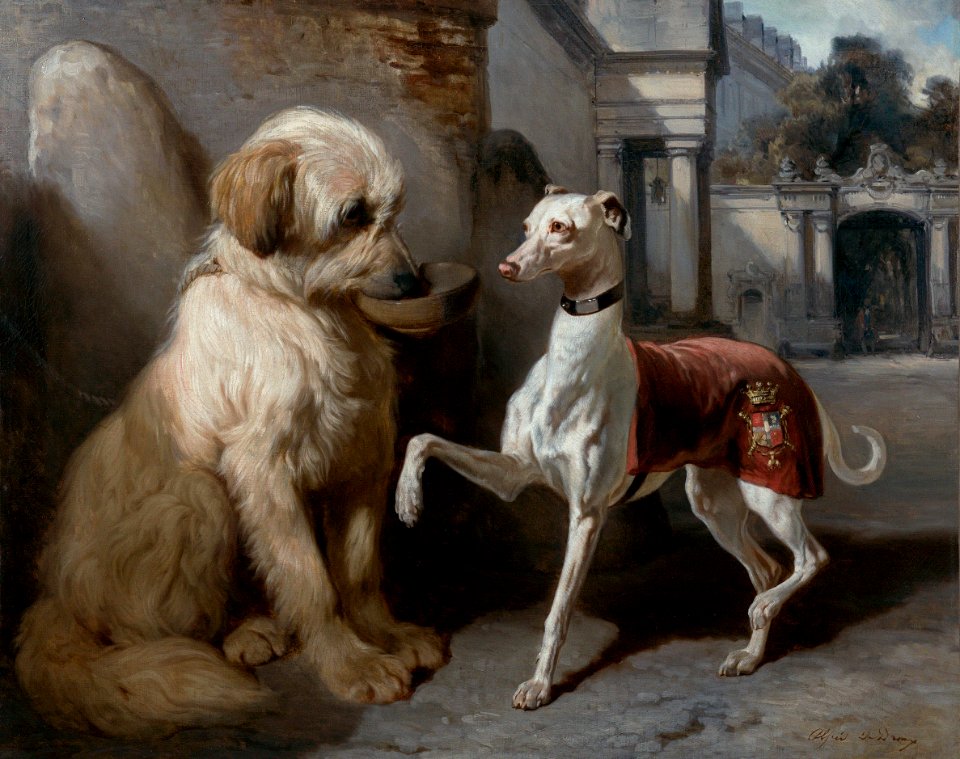 Alfred de Dreux - Riche et pauvreFXD