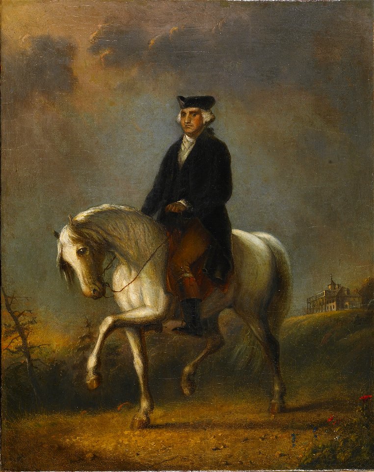 Alfred Jacob Miller - George Washington at Mount Vernon - Walters 372526