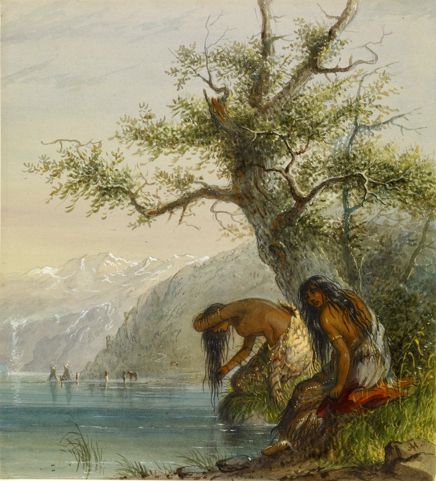 Alfred Jacob Miller - Indian Toilet - Walters 371940166