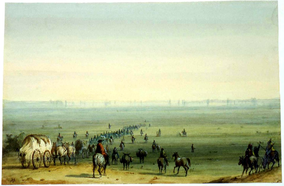Alfred Jacob Miller - Prairie Scene - Mirage - Walters 371940149