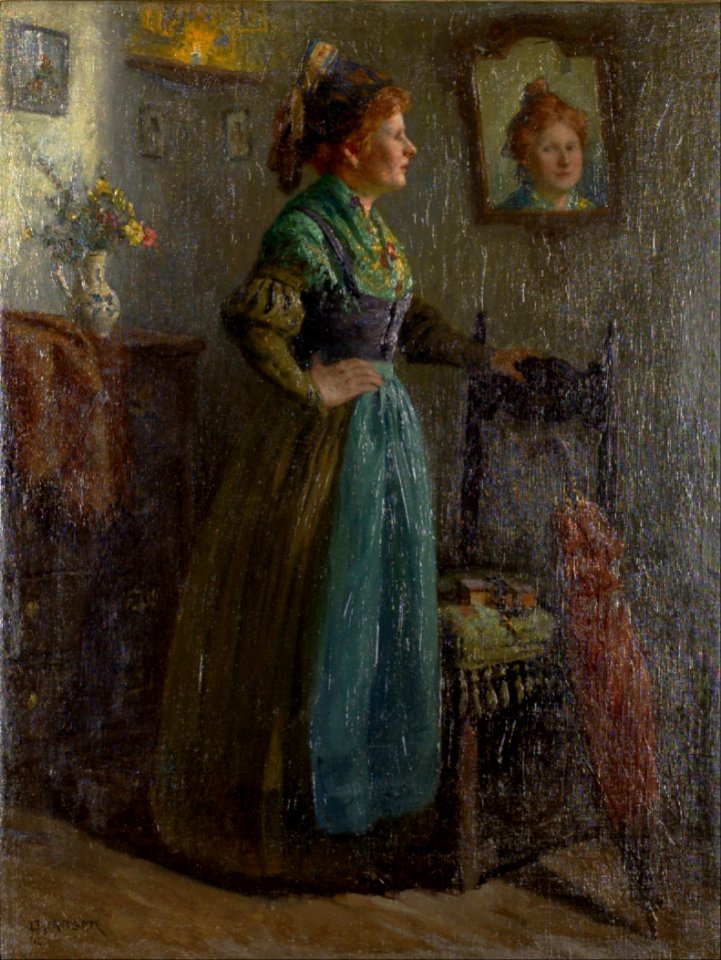 Alfred Jirasek Vor dem Kirchgang
