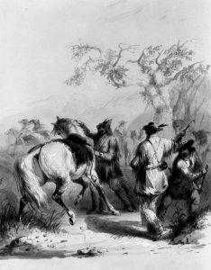 Alfred Jacob Miller - Preparing for a Buffalo Hunt - Walters 3719402