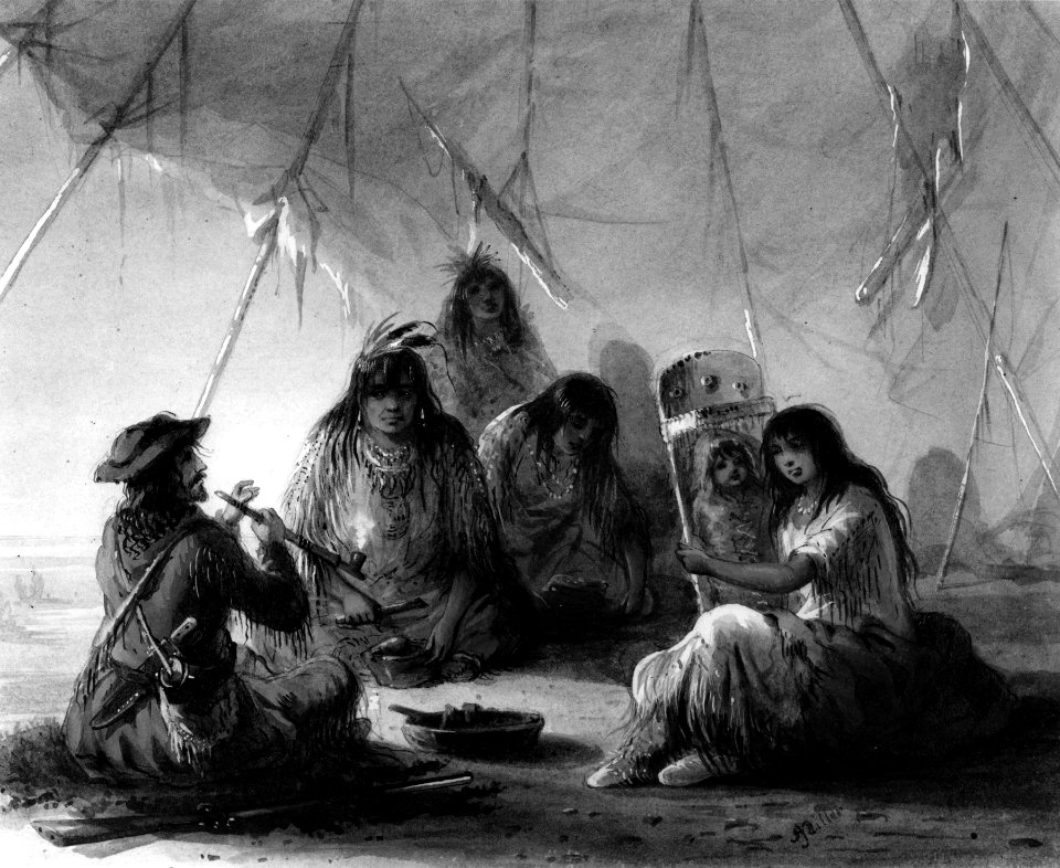 Alfred Jacob Miller - Indian Hospitality - Walters 371940143