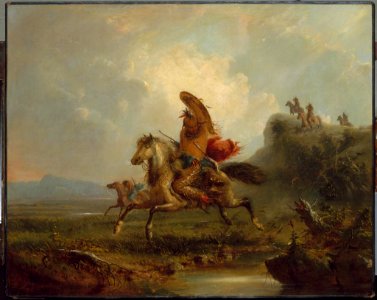 Alfred Jacob Miller - War Ground - 48.454 - Museum of Fine Arts