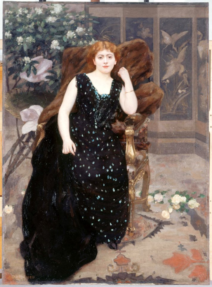 Alfred Philippe Roll - Portrait de Jane Hading - PPP3751 - Musée des Beaux-Arts de la ville de Paris
