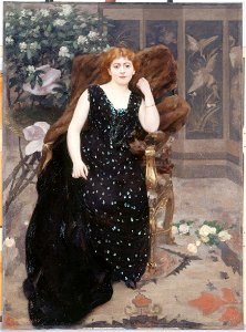 Alfred Philippe Roll - Portrait de Jane Hading - PPP3751 - Musée des Beaux-Arts de la ville de Paris