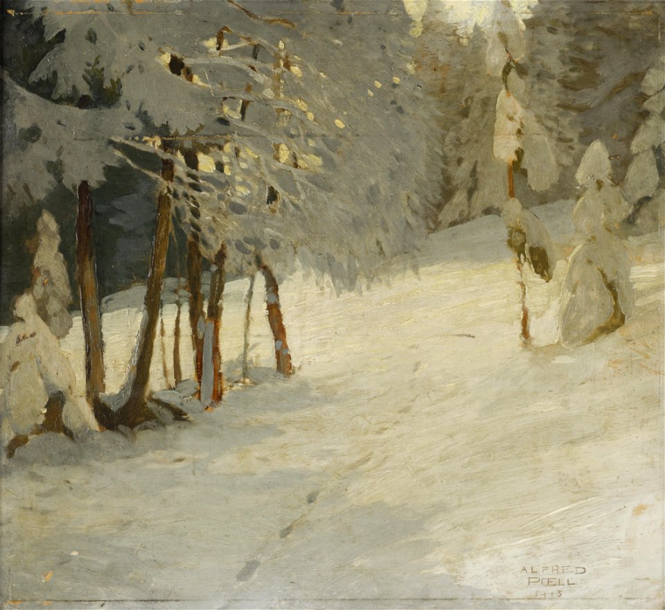 Alfred Poell Rauhfrost in Koglerau 1915