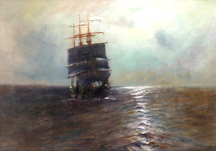 Alfred Jensen - Dreimaster auf Hoher See II