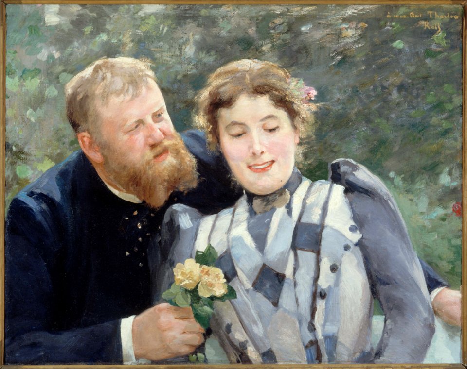 Alfred Philippe Roll - Portrait de Thaulow et sa femme - PPP518 - Musée des Beaux-Arts de la ville de Paris