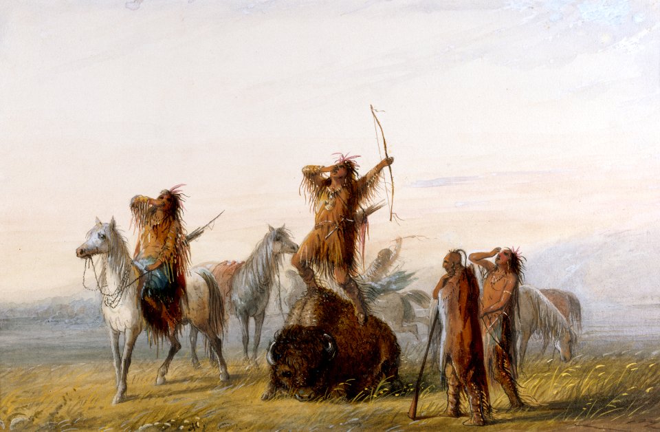 Alfred Jacob Miller - Yell of Triumph - Walters 371940151