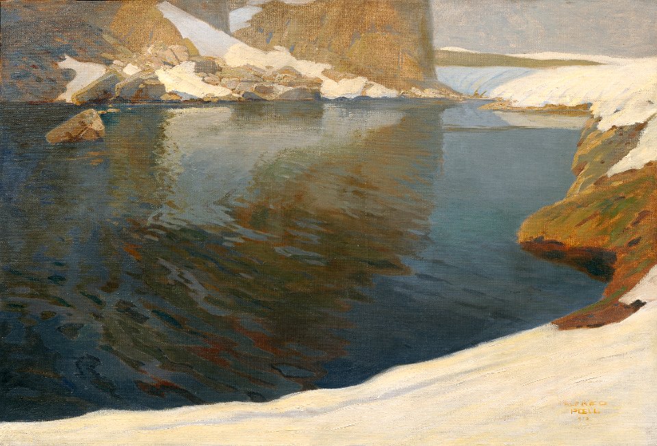 Alfred Poell - Bergsee - 1665 - Österreichische Galerie Belvedere