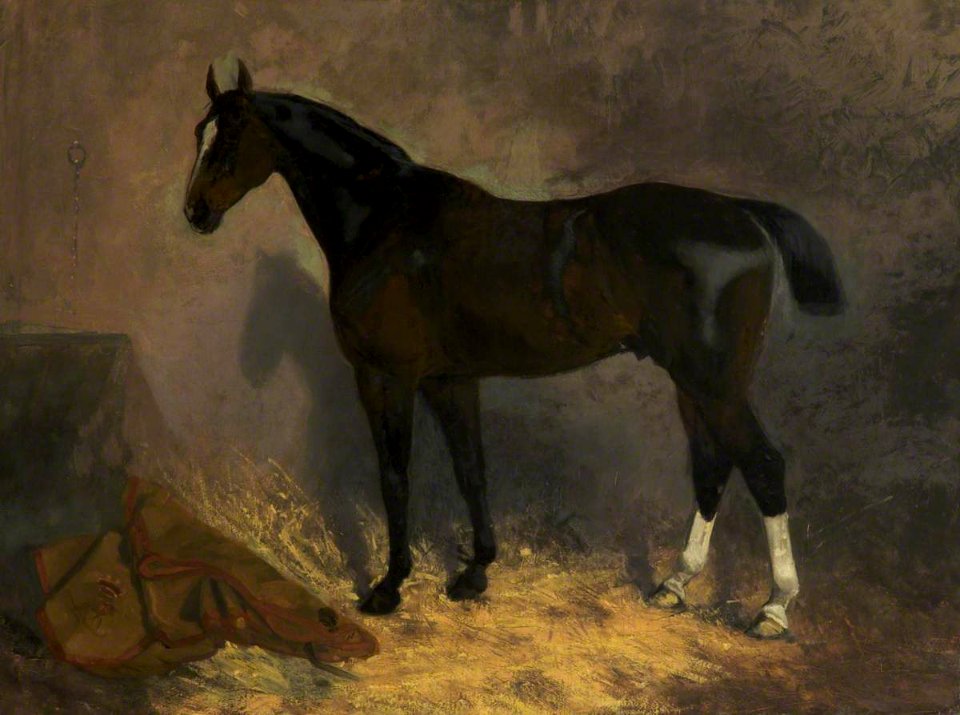 Alfred Sheldon Williams (1841-1880) - 'Yeoman', A Racehorse in a Stable - 1298300 - National Trust