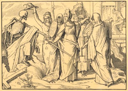 Alfred Rethel Totentanz Blatt 1