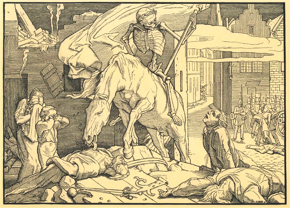 Alfred Rethel Totentanz Blatt 6