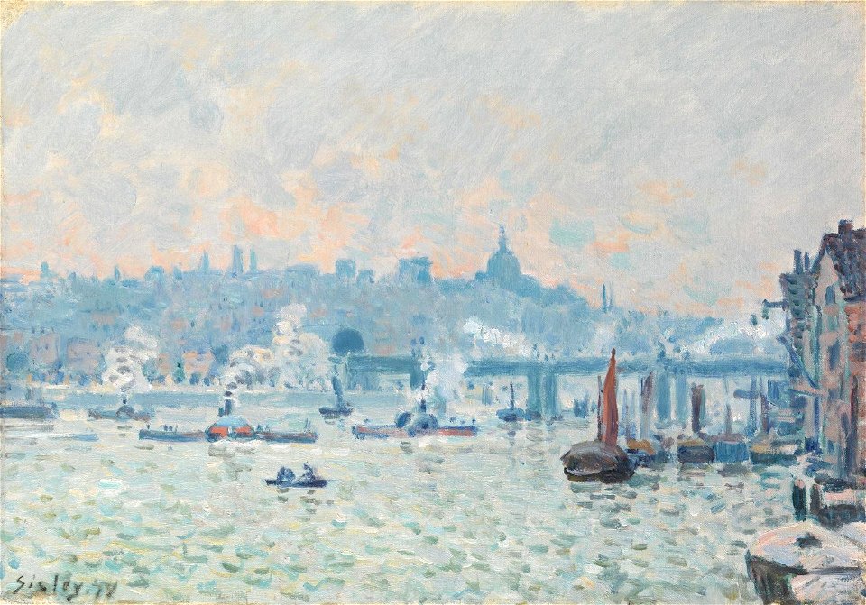 Alfred Sisley - Charing Cross Bridge - National Gallery London