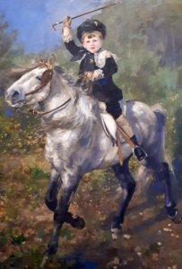 Alfred Roll, Au Trot (détail)