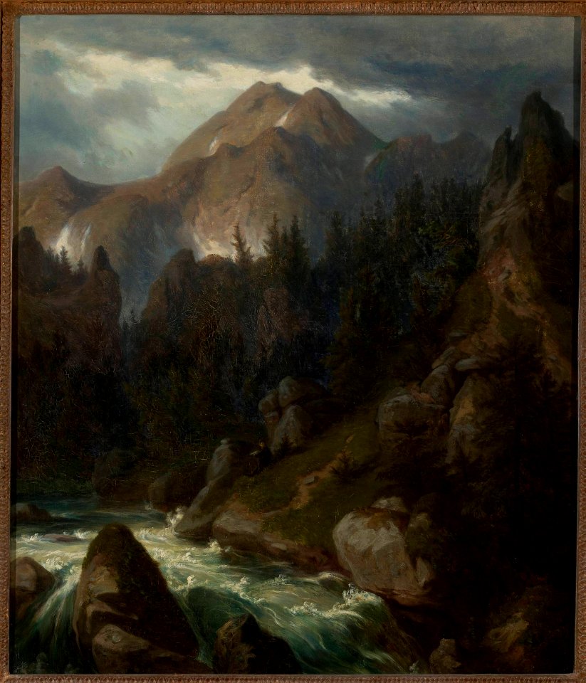 Alfred Schouppé - Mount Pyszna in the Tatra Mountains - MP 2258 MNW - National Museum in Warsaw