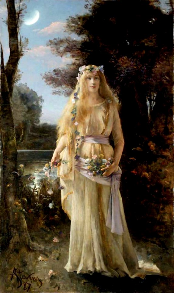 Alfred Sevens - Ophelie, 1887