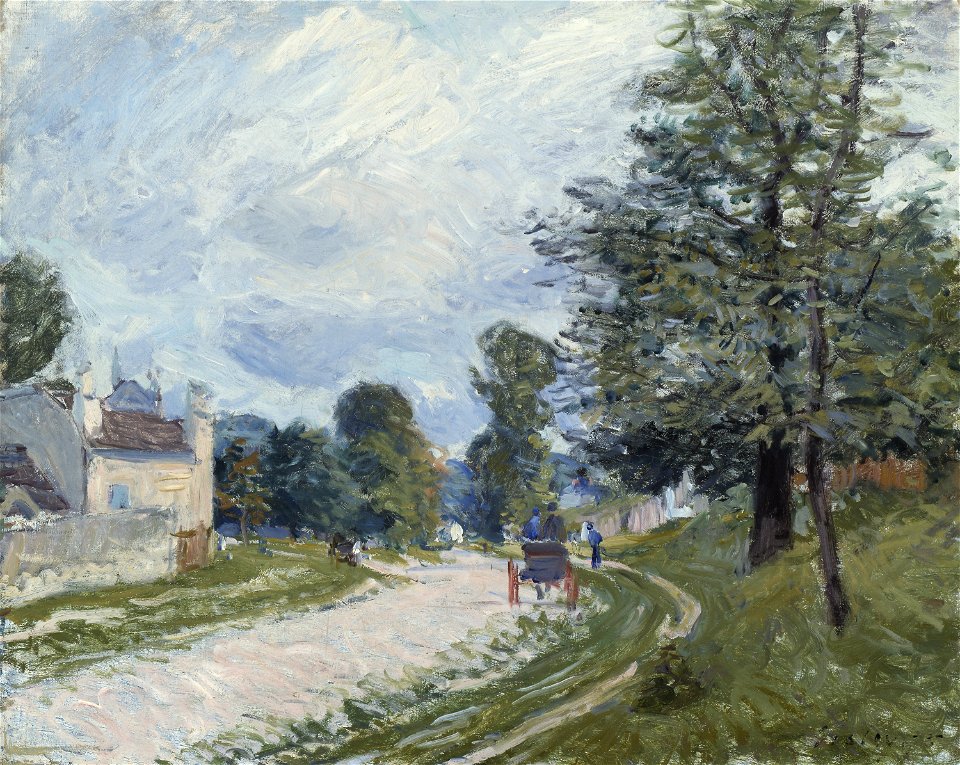 Alfred Sisley - A Turn in the Road - 1947.112 - Art Institute of Chicago