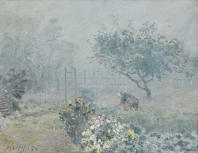 Alfred Sisley - Fog, Voisins - Google Art Project