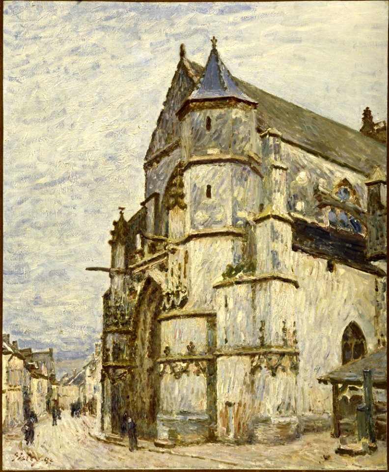 Alfred Sisley - Church at Moret after the Rain - 20.114 - Detroit Institute of Arts