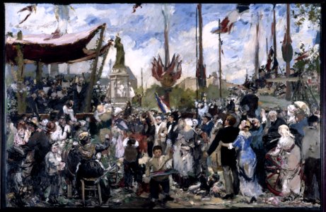 Alfred Philippe Roll - 14 juillet 1880, inauguration du monument à la République - PPP829 - Musée des Beaux-Arts de la ville de Paris