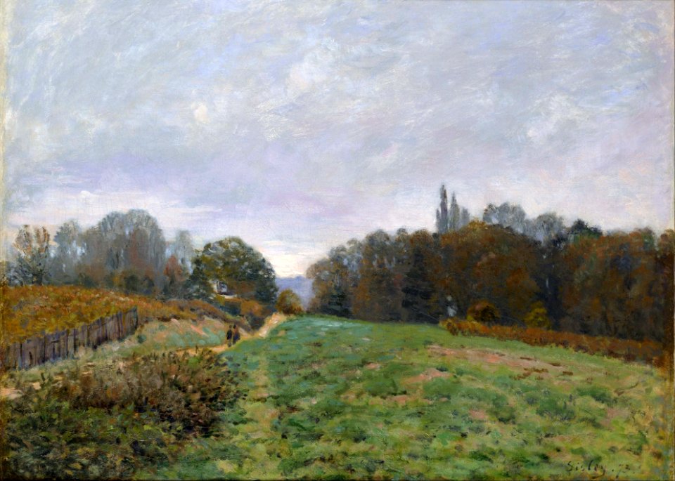 Alfred Sisley - Landscape at Louveciennes - Google Art Project