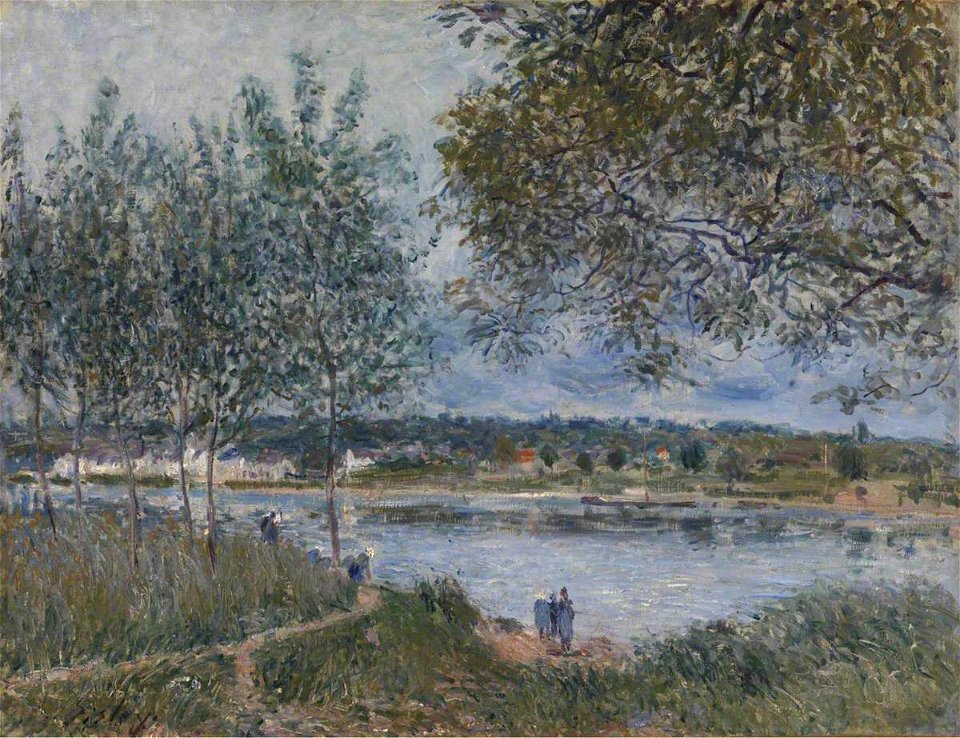 Alfred Sisley (1839-1899) - The Path to the Old Ferry at By (Le Chemin du vieux bac à By) - L730 - National Gallery
