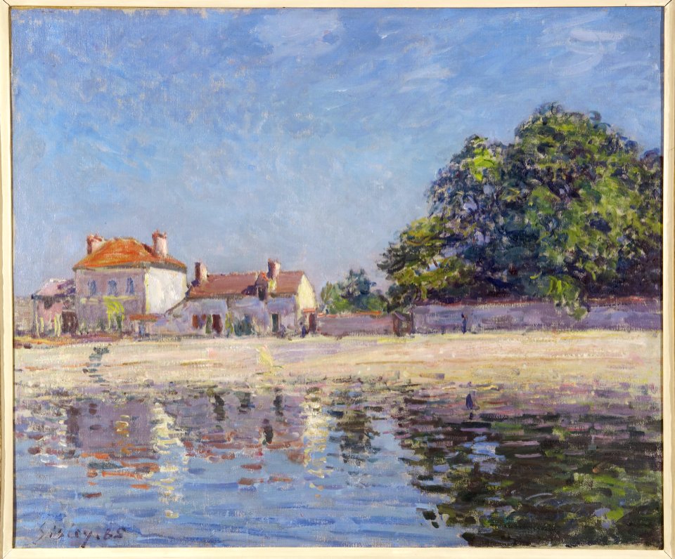 Alfred Sisley - Bords du Loing, Saint-Mammes (The River Loing at Saint-Mammes) - 2017.78.1 - Yale University Art Gallery