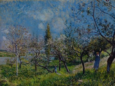 Alfred Sisley - Orchard in Spring, By - Google Art Project