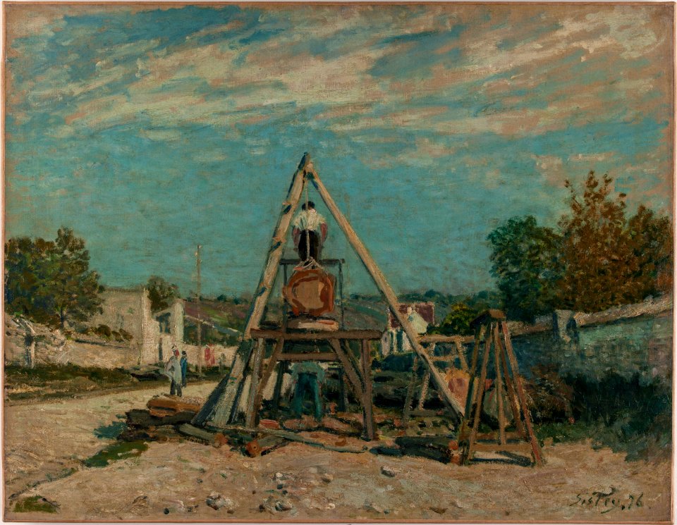 Alfred Sisley - Les scieurs de long - PPP484 - Musée des Beaux-Arts de la ville de Paris