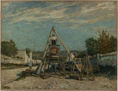 Alfred Sisley - Les scieurs de long - PPP484 - Musée des Beaux-Arts de la ville de Paris