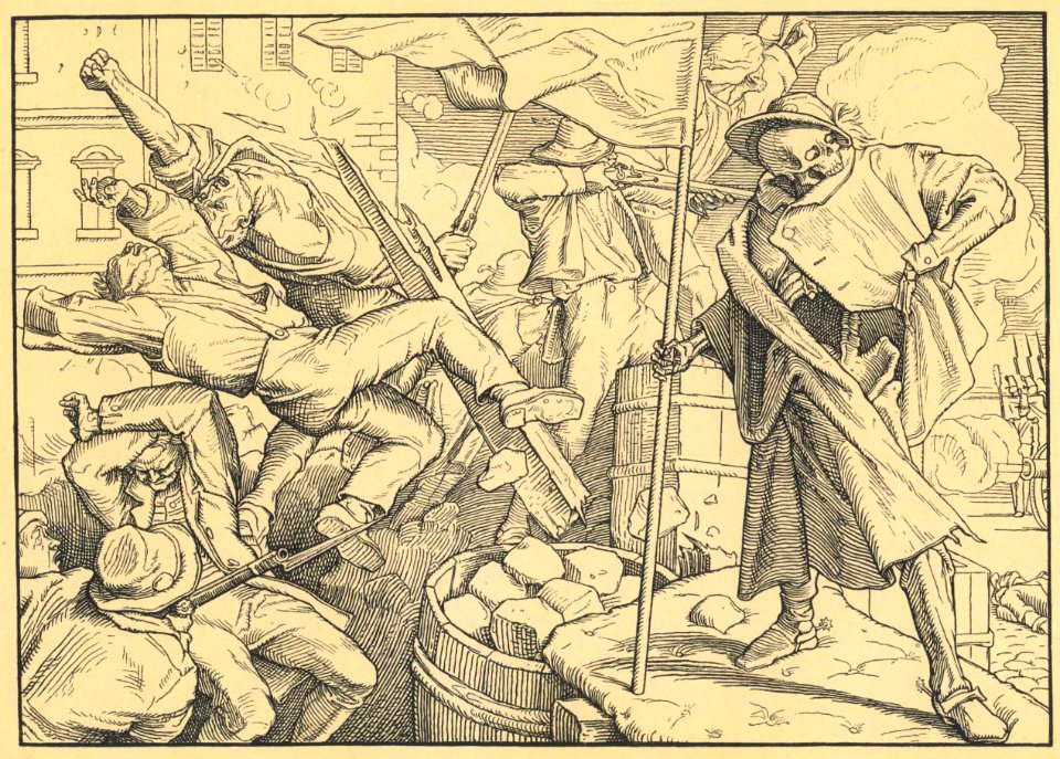 Alfred Rethel Totentanz Blatt 5
