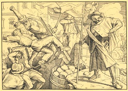 Alfred Rethel Totentanz Blatt 5. Free illustration for personal and commercial use.
