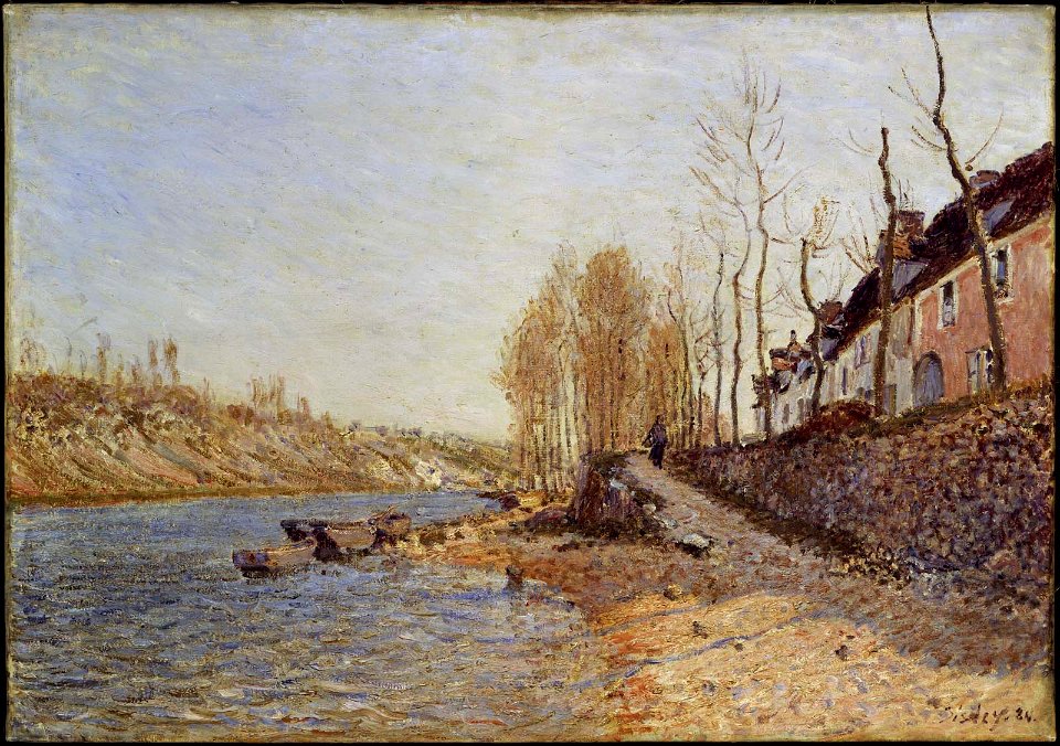 Alfred Sisley - La Croix-Blanche at Saint-Mammès - 39.680 - Museum of Fine Arts