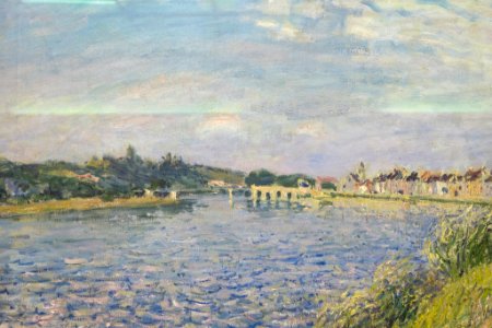 Alfred Sisley - Saint-Mammès sur le Loing