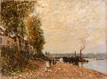 Alfred Sisley - Le remorqueur, le Loing à Saint-Mammès - PPP739 - Musée des Beaux-Arts de la ville de Paris