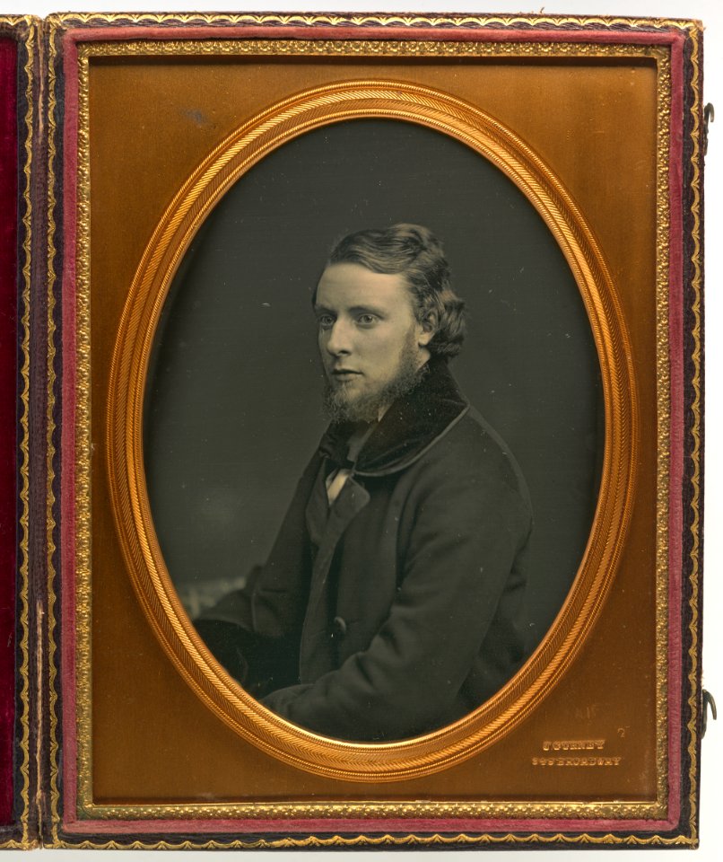 Alfred R. Waud by Jeremiah Gurney, c. 1853, half-plate daguerreotype, from the National Portrait Gallery - NPG-8300372C 3