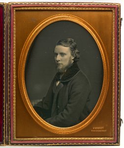 Alfred R. Waud by Jeremiah Gurney, c. 1853, half-plate daguerreotype, from the National Portrait Gallery - NPG-8300372C 3