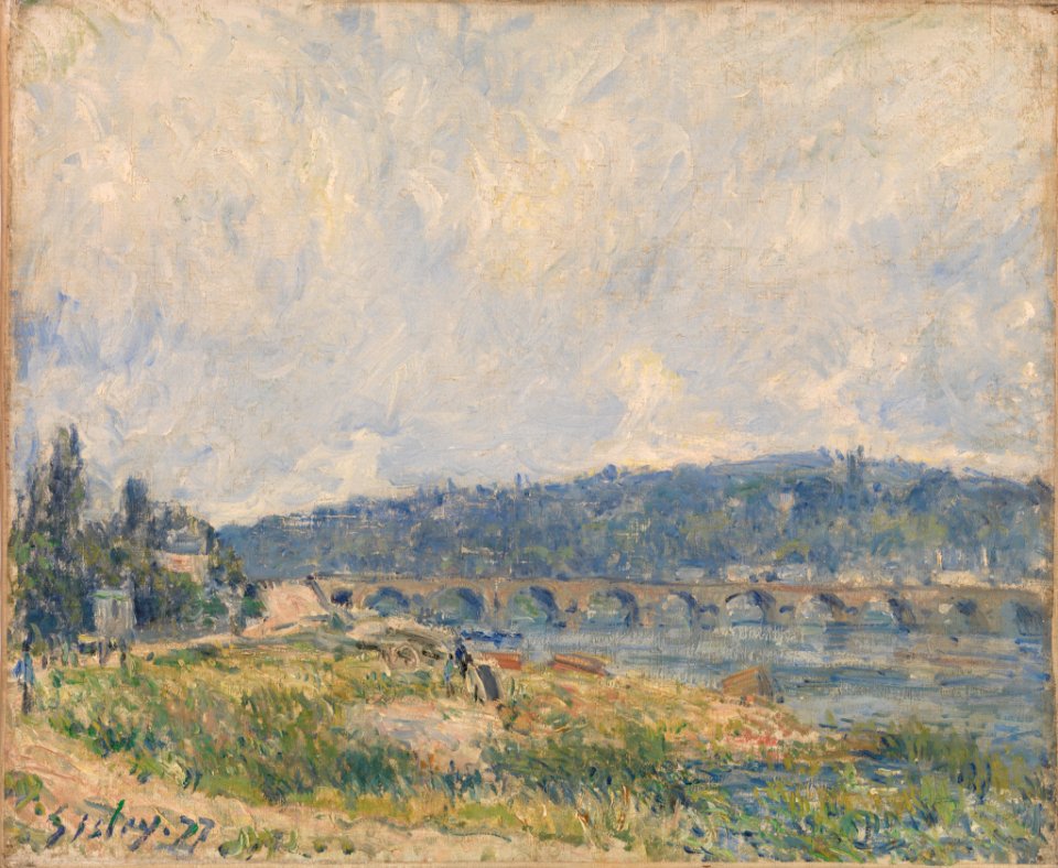 Alfred Sisley - Sèvres Bridge (Le Pont de Sèvres) - BF231 - Barnes Foundation
